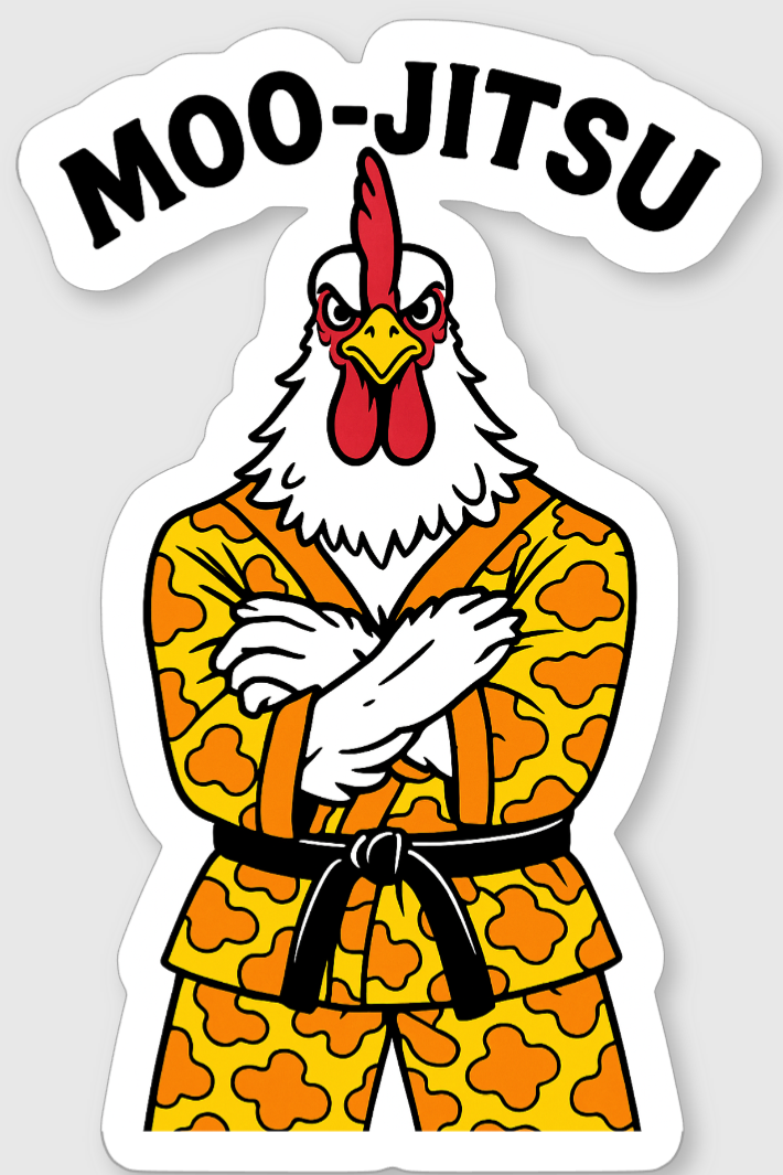 Professor Cluck - Vinyl Sticker